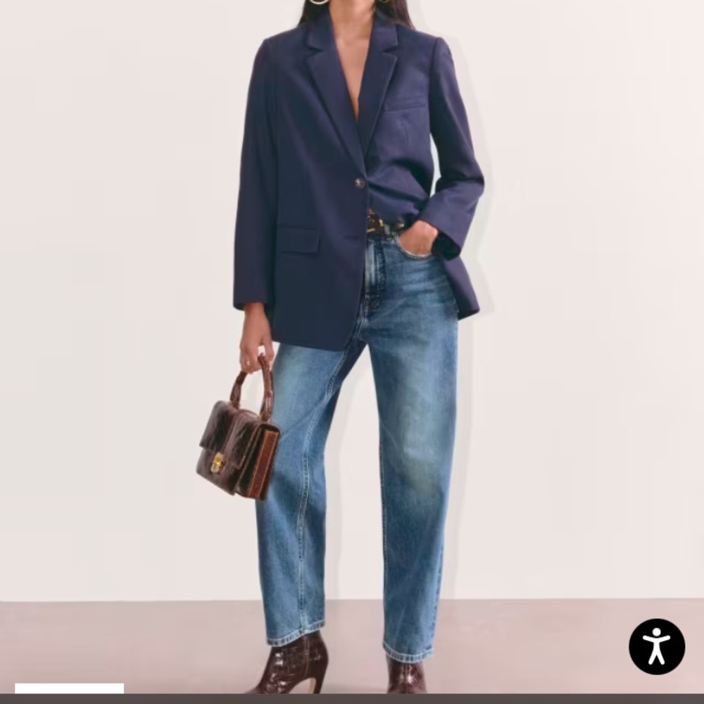 NWT Everlane Way-High Jean size 26 Mid Indigo ⚡️Sold Out Online⚡️